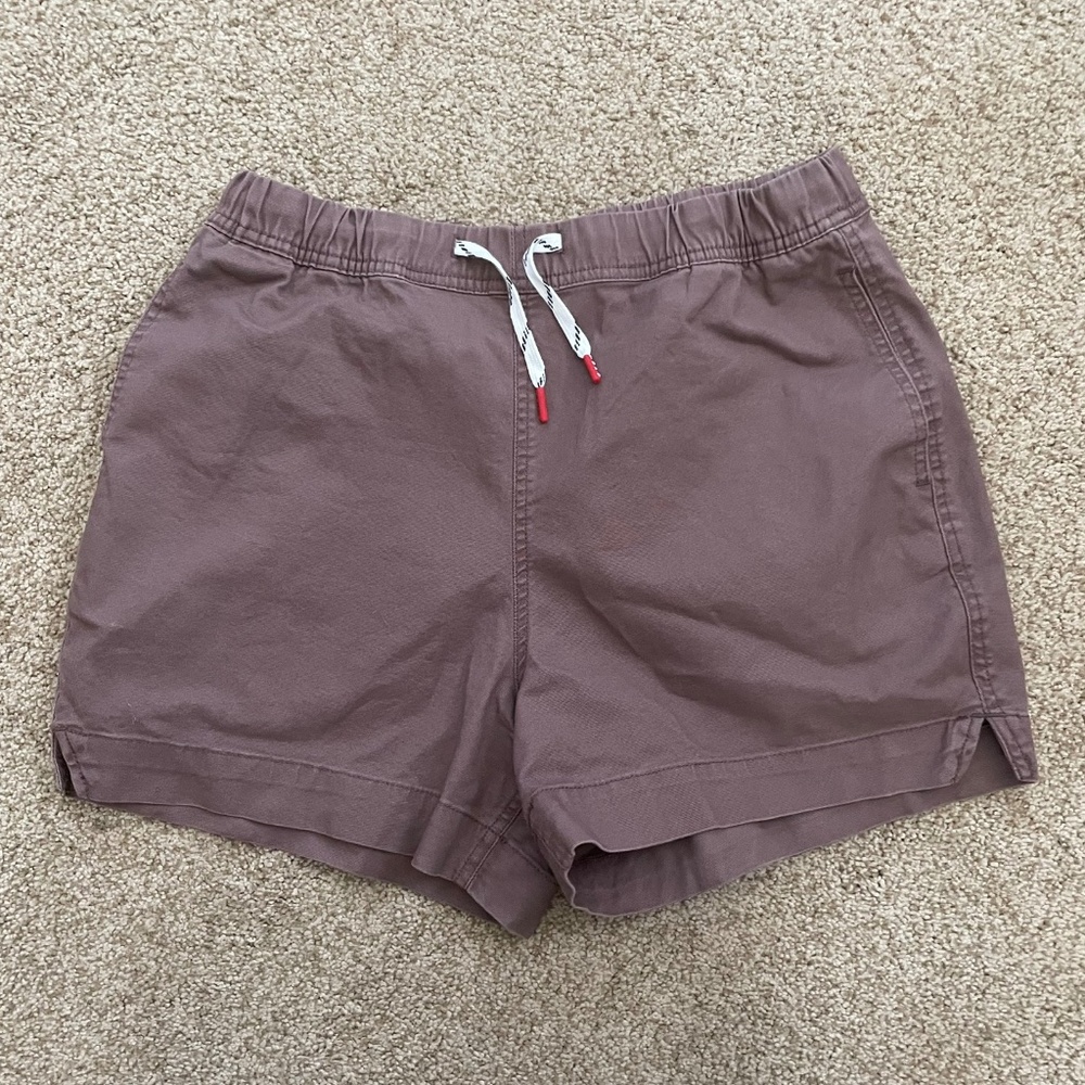 Topo Designs Women's Dirt Shorts, Peppercorn- Large